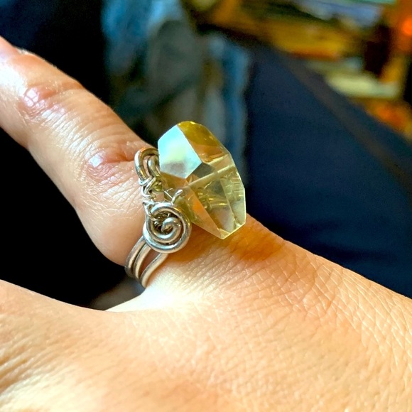 Jewelry - Hand made Smokey quartz silver ring